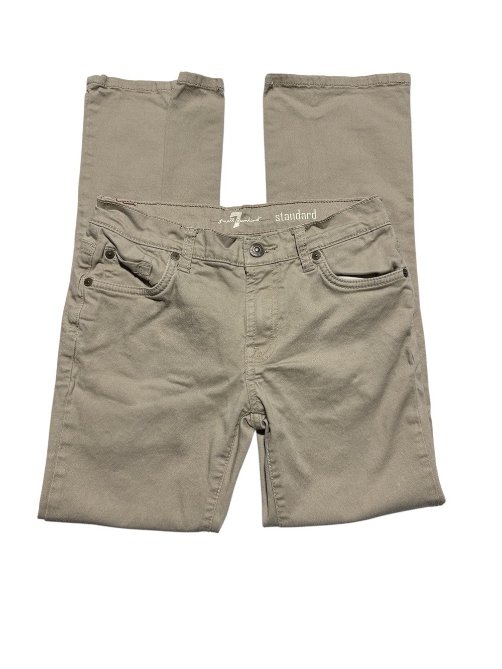 7‎ For All Mankind "Standard" Khaki Chino Pants Size 8